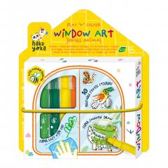 Set creativ - Decorare fereastra - Animale din jungla