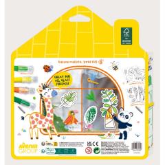 Set creativ - Decorare fereastra - Animale din jungla