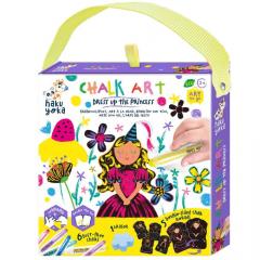 Set portabil de desen cu creta - Imbraca Printesa