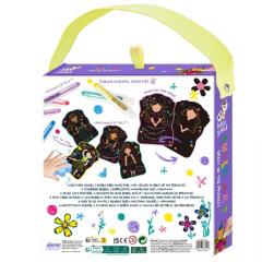 Set portabil de desen cu creta - Imbraca Printesa