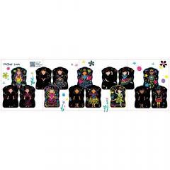 Set portabil de desen cu creta - Imbraca Printesa