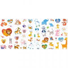 Set stickere si tatuaje - Distractie in familie