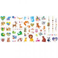 Set stickere si tatuaje - Distractie in familie