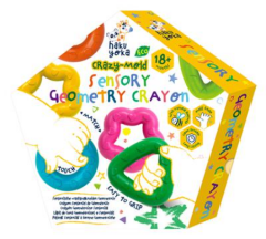 Set 6 creioane colorate - Crazy Mold