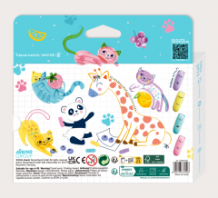 Set 4 markere parfumate - Meow Meow