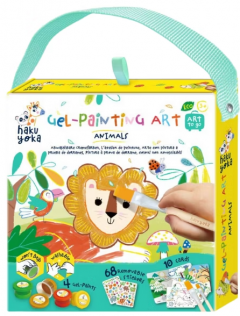 Set portabil de pictura cu gel - Animale