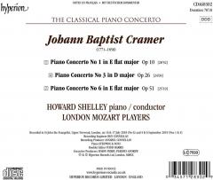 Johann Baptist Cramer: Piano Concertos No 1,3 & 6
