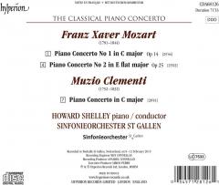 Franz Xaver Mozart: Piano Concerto No. 1 & No. 2 / Muzio Clementi: Piano Concerto In C Major