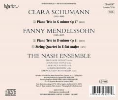 Clara Schumann: Piano Trio / Fanny Mendelssohn: Piano Trio, String Quartet