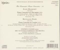 Hahn: Piano Concerto In E Major / Massenet: Piano Concerto In E Flat Major