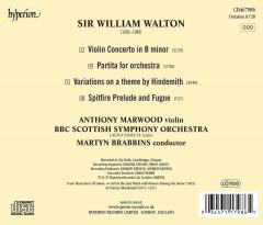 Walton: Violin Concerto / Partita / Hindemith Variations