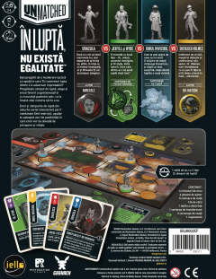 Joc de societate - Unmatched: Ceata si Fum