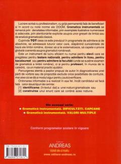 Gramatica instrumentala. Volumul I. Diagnosticare. Argumentare. Autoverificare