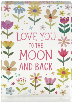 Obiect decorativ - Glass Plaque Love