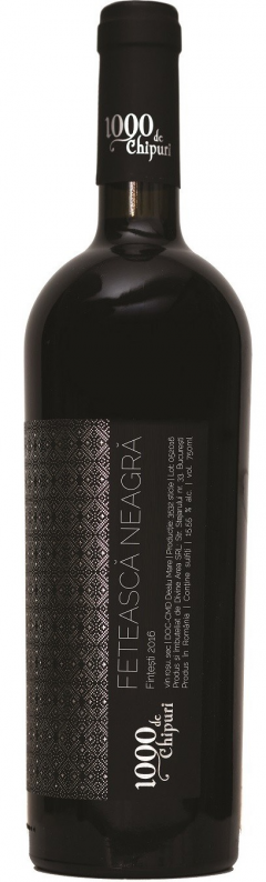 Vin rosu - 1000 de Chipuri - Feteasca Neagra IE, sec, 2020
