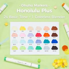 Set 24 markere - Honolulu Plus Alcohol Markers