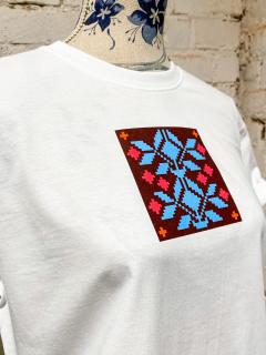 Tricou - Carturesti x PART TWO - Motiv Baisesti cu fundal - Marime XXL, alb