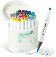 Set 36 markere - Honolulu Plus Alcohol Markers