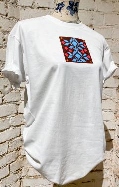 Tricou - Carturesti x PART TWO - Motiv Baisesti cu fundal - Marime XL, alb