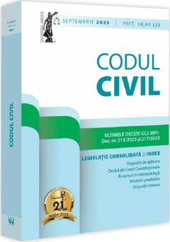 Codul civil - Septembrie 2025