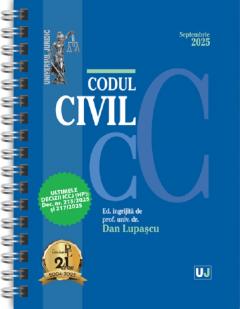 Codul civil - Septembrie 2025