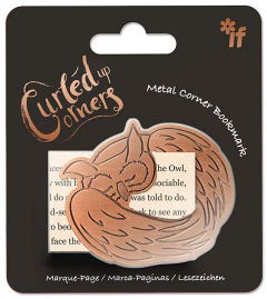 Semn de carte - Curled Up Corner - Sleepy Owl