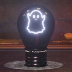 Lampa de masa decorativa - Bulb Fiction - Ghost