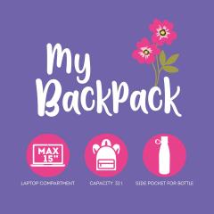 Rucsac - My Backpack - Flowers