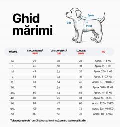 Tricou pentru caini (7XL) - Echipa Nationala de Fotbal a Romaniei