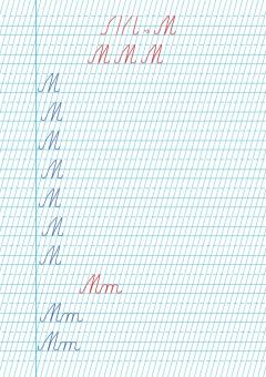 Litere de mana - Tip I. Caiet de scriere pentru clasa I