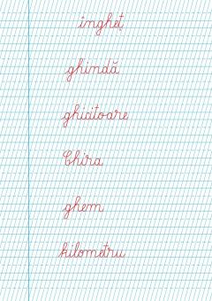 Litere de mana - Tip I. Caiet de scriere pentru clasa I