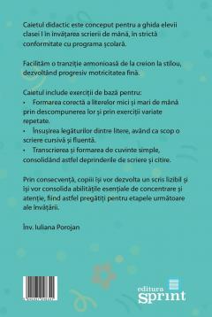 Litere de mana - Tip I. Caiet de scriere pentru clasa I