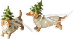 Ornament brad - Xander Dog - doua modele