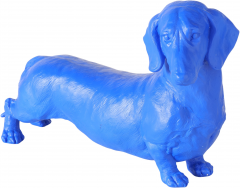 Figurina decorativa - Wuffy Dog - Blue