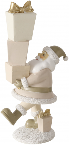 Obiect decorativ - Santa - Bej