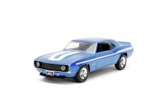 Set 2 masinute metalice - Fast &Furios - Chevrolet Camaro 1969 si Dodge Charger Widebody 1968