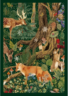 Felicitare - Green Woodland Christmas