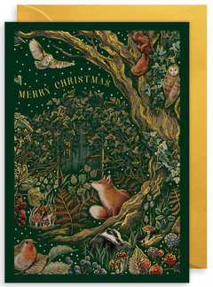 Felicitare - Merry Christmas Fox