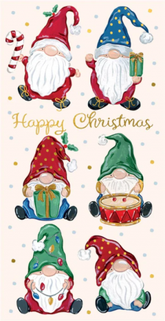 Felicitare - Gnome - Happy Christmas