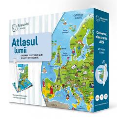 Pachet - Creion electronic si carte - Atlasul Lumii
