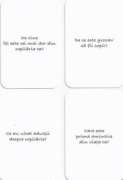 Joc de carti - 50 de intrebari despre copilarie