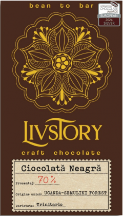 Ciocolata neagra - Livstory, 65g