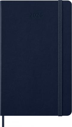Agenda 2026 - Moleskine Classic 12 Months Daily Planner - Hardcover, Large (Sapphire Blue)