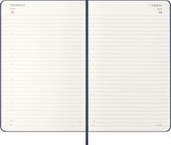 Agenda 2026 - Moleskine Classic 12 Months Daily Planner - Hardcover, Large (Sapphire Blue)