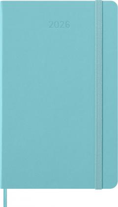Agenda 2026 - Moleskine Classic 12 Months Weekly Planner - Hardcover, Large (Aquamarine)