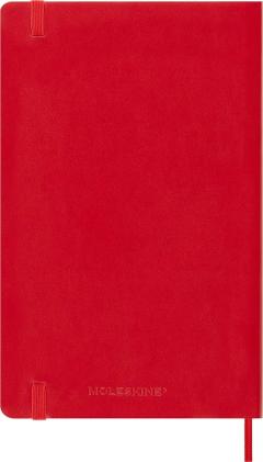Agenda 2026 - Moleskine Classic 12 Months Daily Planner - Softcover, Large (Red)