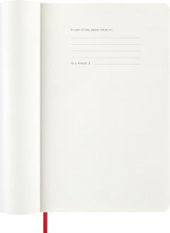 Agenda 2026 - Moleskine Classic 12 Months Daily Planner - Softcover, Large (Red)