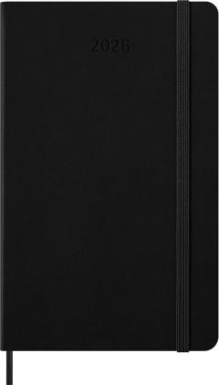 Agenda 2026 - Moleskine Classic 12 Months Daily Planner - Hardcover, Large (Black)
