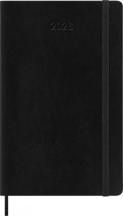 Agenda 2026 - Moleskine Classic 12 Months Weekly Planner - Softcover, Large (Black)