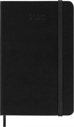 Agenda 2026 - Moleskine Classic 12 Months Weekly Vertical Planner - Hardcover, Pocket (Black)